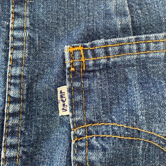 70’s Vintage Levi’s Big E Denim Skirt - Picture 10 of 11